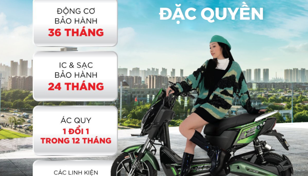 Chính sách bảo hành Xe Điện tại của hàng Phú Giáo Bình Dương